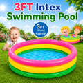 3 FT - Intex Rainbow Swimming Pool For Kids