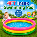 4 FT - Intex Rainbow Swimming Pool For Kids