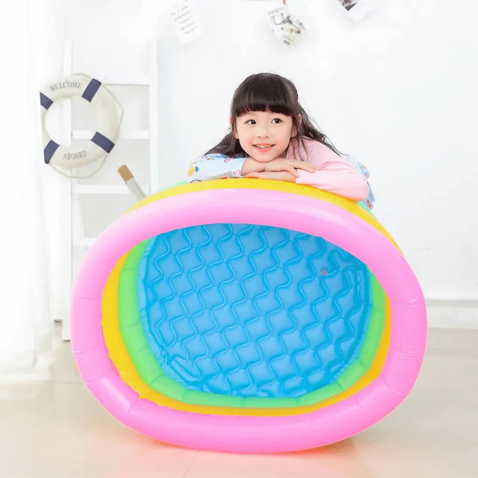4 FT - Intex Rainbow Swimming Pool For Kids