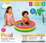 2 FT - Intex Rainbow Swimming Pool For Kids - Image 3