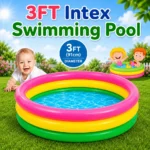 3 FT - Intex Rainbow Swimming Pool For Kids